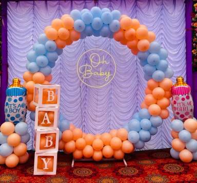 Oh Baby Circular Balloon Arch