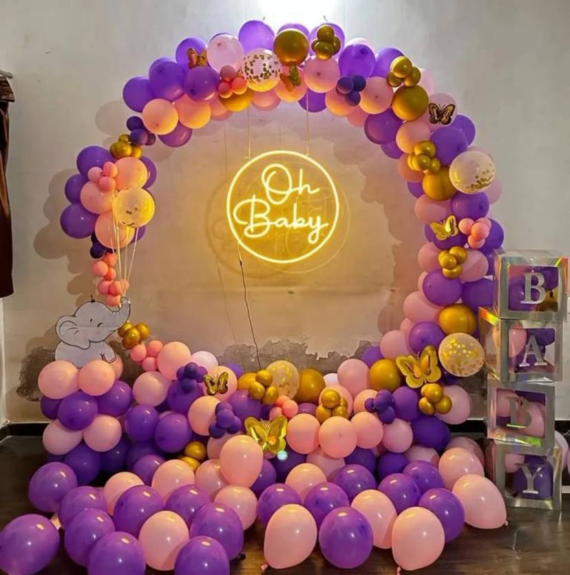 Baby Shower Ring Balloon Decor - Image 1