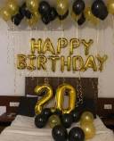 Luxury Black And Gold Birthday Room Decor - photo 1