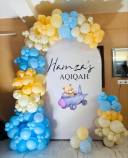 Baby Boy Welcome Backdrop - photo 1