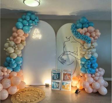 Oh Baby Gender Neutral Baby Shower Backdrop