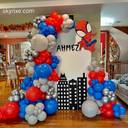 Spiderman Theme Balloon Birthday Decoration - photo 1