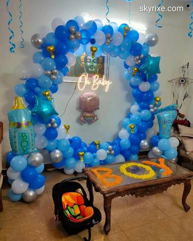Oh Baby Boy Baby Shower Decoration