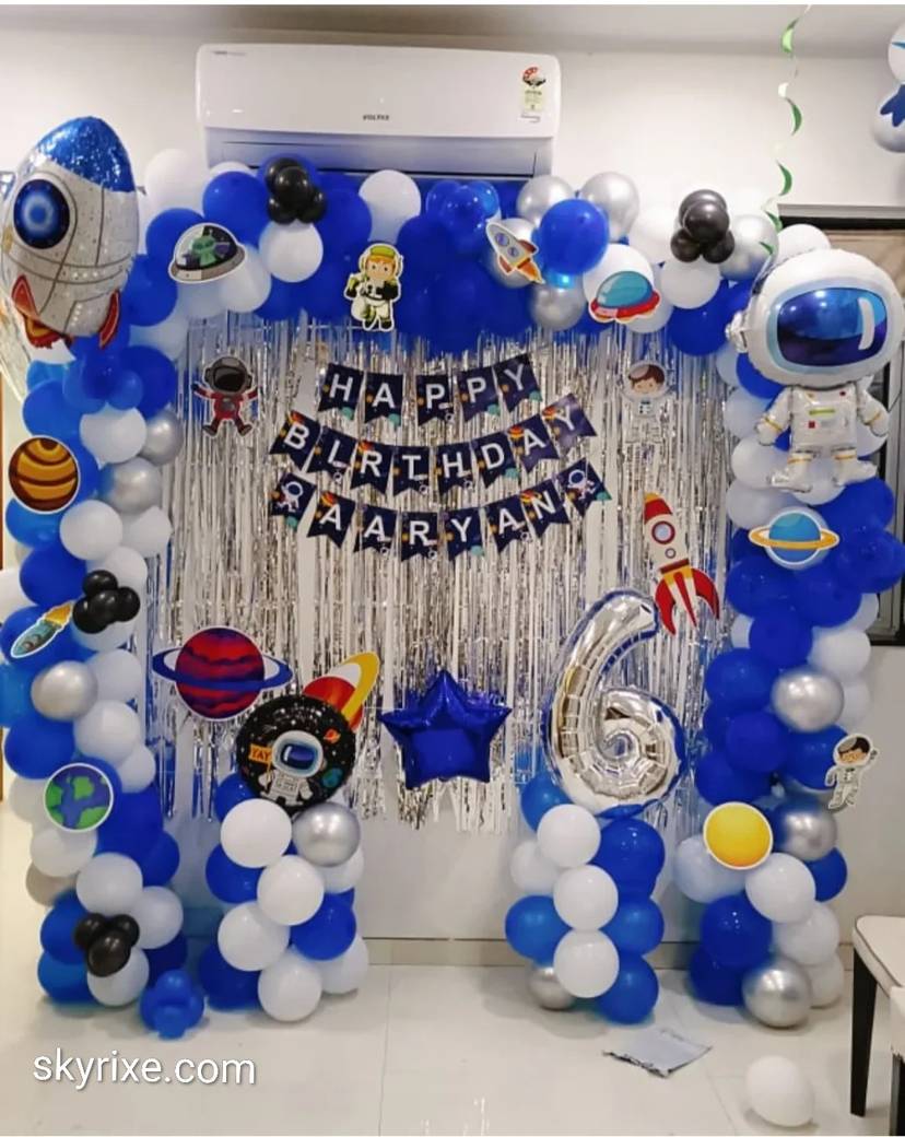 Space Theme Birthday Decoration - Image 1