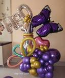 Butterfly HBD balloon bouquet - photo 1
