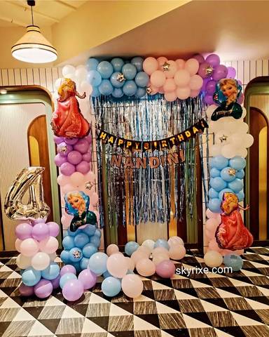 Frozen Princess Theme Birthday Decor
