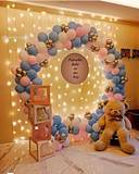 Baby Shower Fairy Lights Backdrop - photo 1