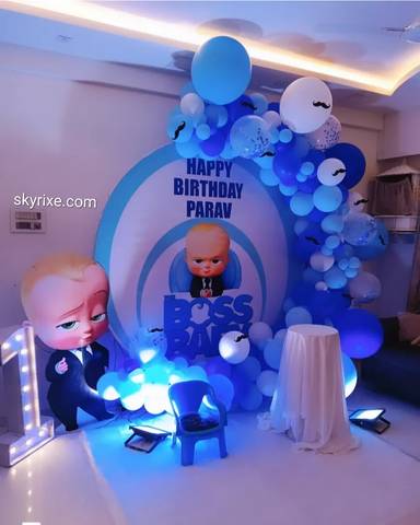 Boss Baby Theme 1st Birthday Decor