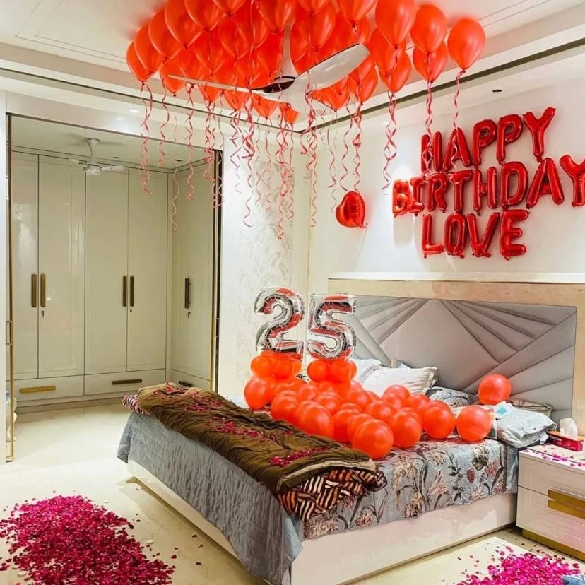 Romantic Red Birthday Surprise - Image 1
