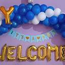Welcome Baby Boy Balloon Decoration - photo 3