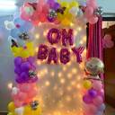 Oh Baby Baby Shower Balloon Backdrop - photo 1