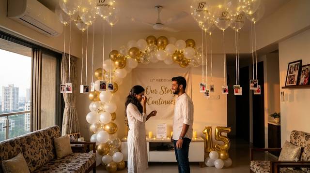 Anniversary Balloon Decoration in Mumbai: Ideas, Costs, and Everything That Makes the Difference