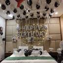 Elegant Black And Silver Birthday Room Decor - photo 1