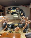 Elegant Metallic Birthday Arch - photo 3