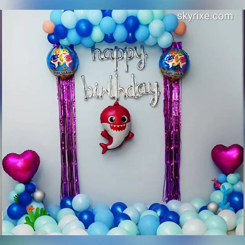 Baby Shark Theme Decoration - Image 1