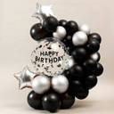 Blimey Black Birthday Balloon Arch - photo 2