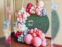 Baby Girl Pastel Balloon Decor - photo 1