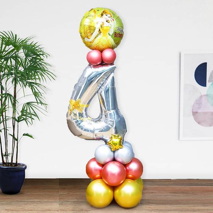 Royal Princess Birthday Balloon Tower - Image 1