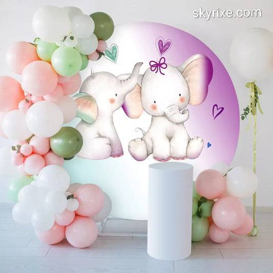 Elephant Baby Shower Balloon Decoration - Image 1