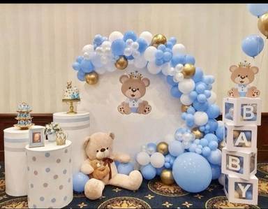Royal Teddy Bear Baby Shower Decor