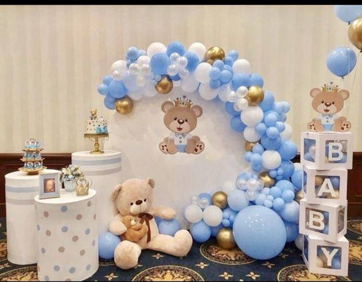 Royal Teddy Bear Baby Shower Decor - Image 1