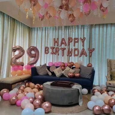 Elegant Birthday Celebration Setup