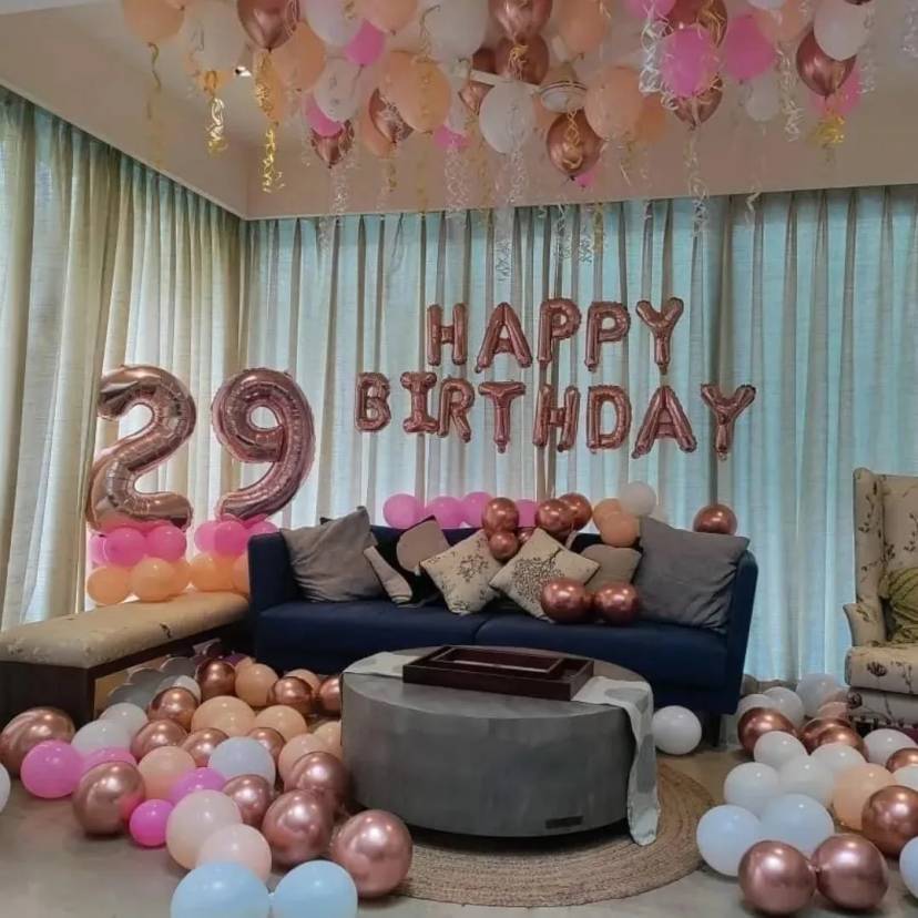 Elegant Birthday Celebration Setup - Image 1