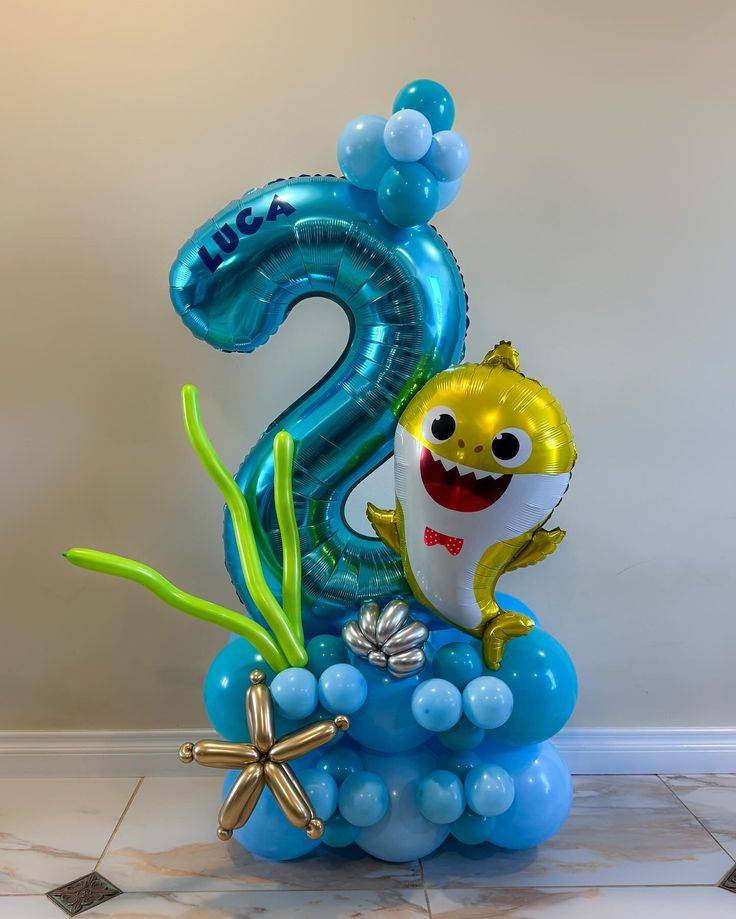 Baby Shark Number Standee - Image 1