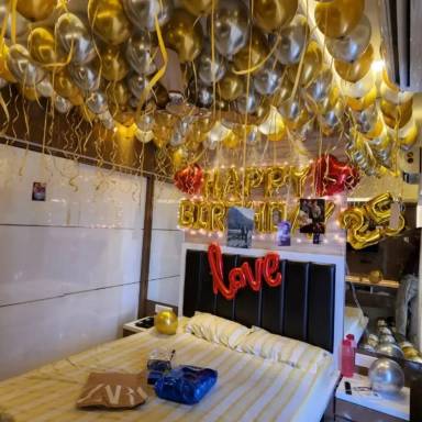 Golden Luxe Birthday Surprise