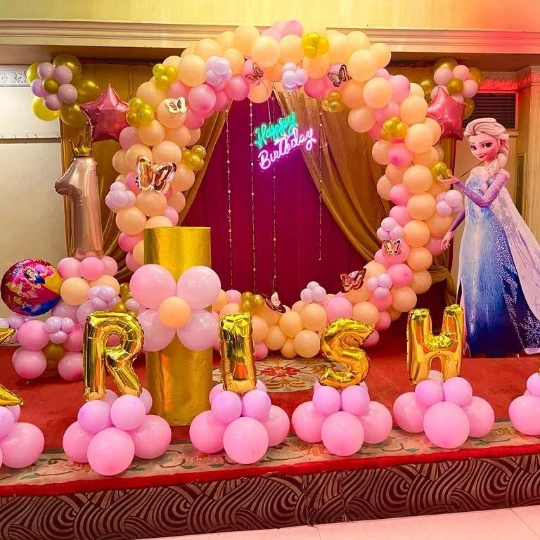 Princess Themed Birthday Backdrop - Image 1