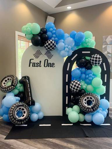 Fast One Racing Themed 1st Birthday