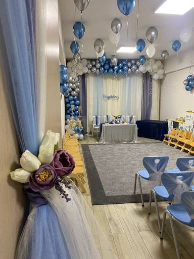 Hall Balloon Decoration Setup