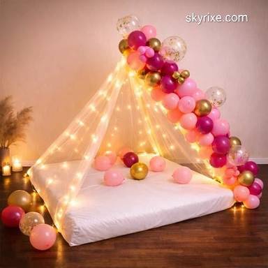 Canopy Birthday Surprise Decor