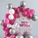 Elegant Birthday Balloon Arch Display - photo 2