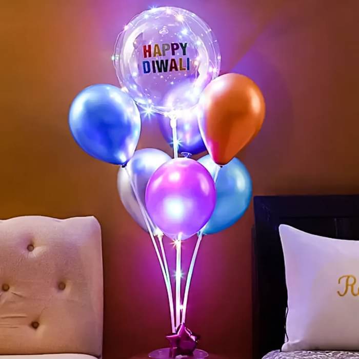 Radiant Happy Diwali Balloon - Image 1