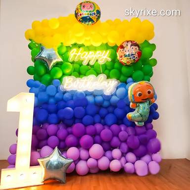 Cocomelon Wall Birthday Decor