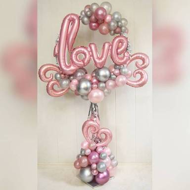 Shimmering Love Balloon Arrangement