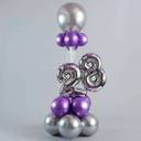 Silver Numeric Custom Balloons - photo 1