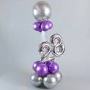 Silver Numeric Custom Balloons - photo 2