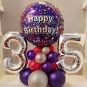 Sparkling Birthday Balloon Stand - photo 1