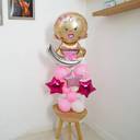 Welcome Baby Girl Balloon Bouquet - photo 3