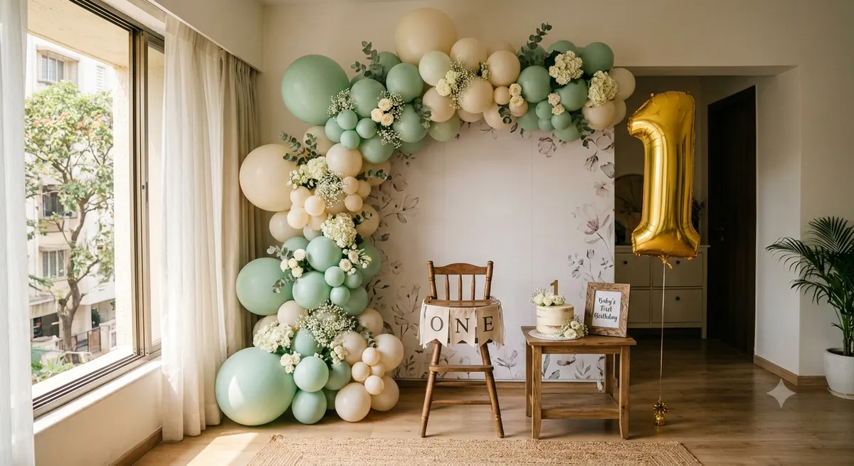First Birthday Balloon Decoration in Mumbai: A Parent's Complete Planning Guide (2026)